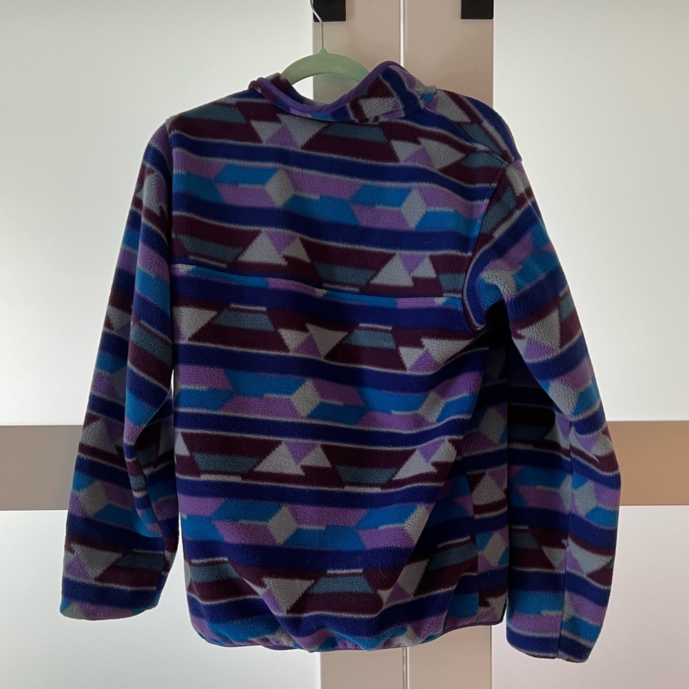 Patagonia Size Medium Synchilla Button Up. Fun Bl… - image 2